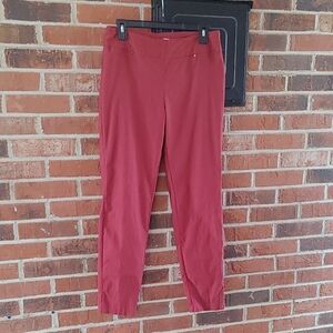 Cato Mid Rise Bengaline Slim Ankle Pull On Pants Size 10